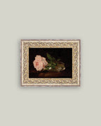 Still Life with Rose Framed Antique Art