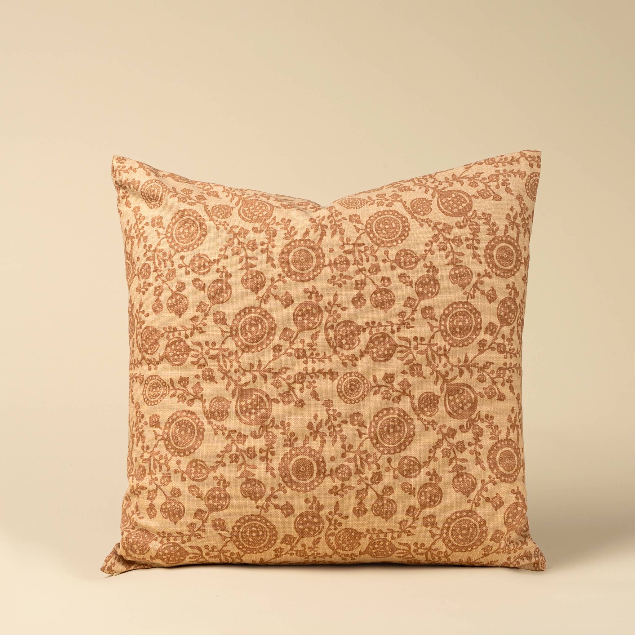 20x20 Pomegranate Pillow-Terracottta