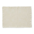 Cream Sugar Basket Fringe Placemat