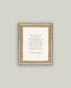 Finish Each Day Framed Antique Print