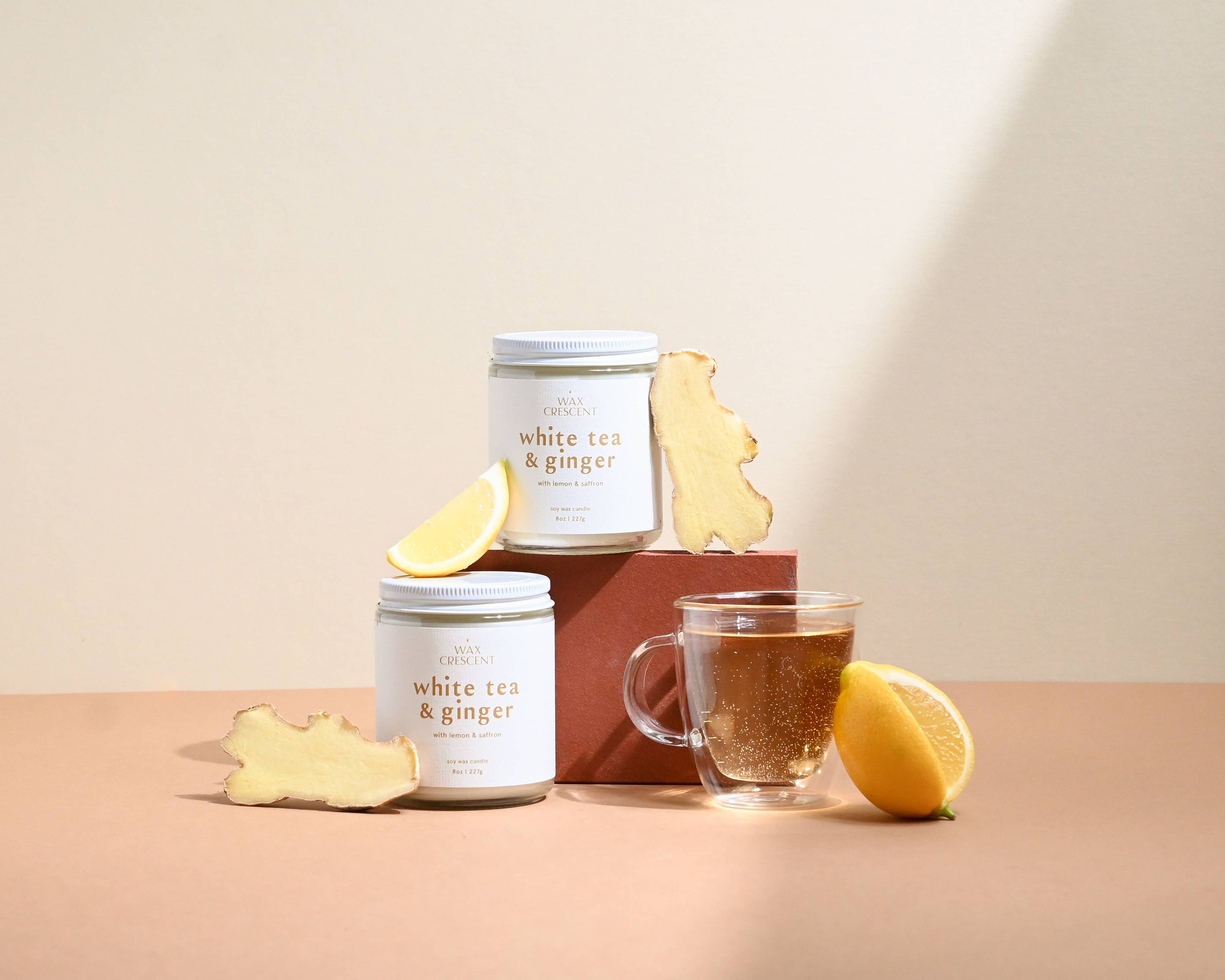 White Tea & Ginger Soy Wax Candle