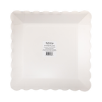 Deep Brown Windowpane Paper Plates
