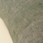 20x20 Linen Chambray Pillow -Green