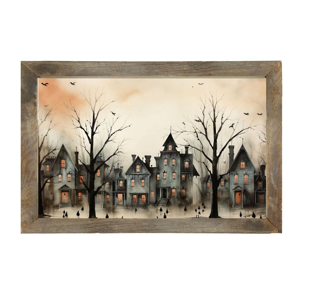 Spooky village - Vertical Frame