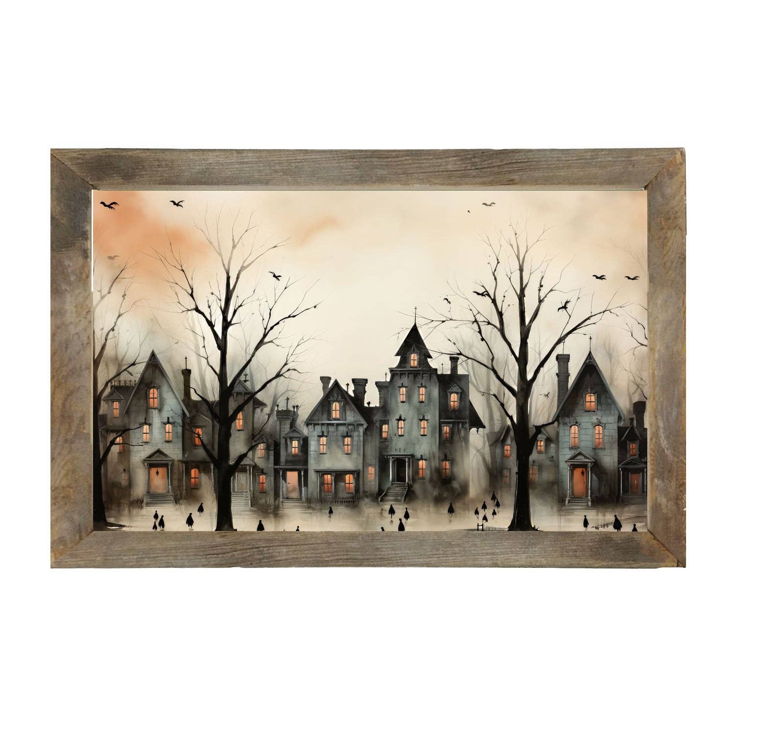 Spooky village - Vertical Frame