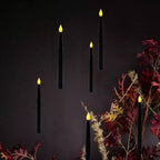 Hanging Black Taper Candle