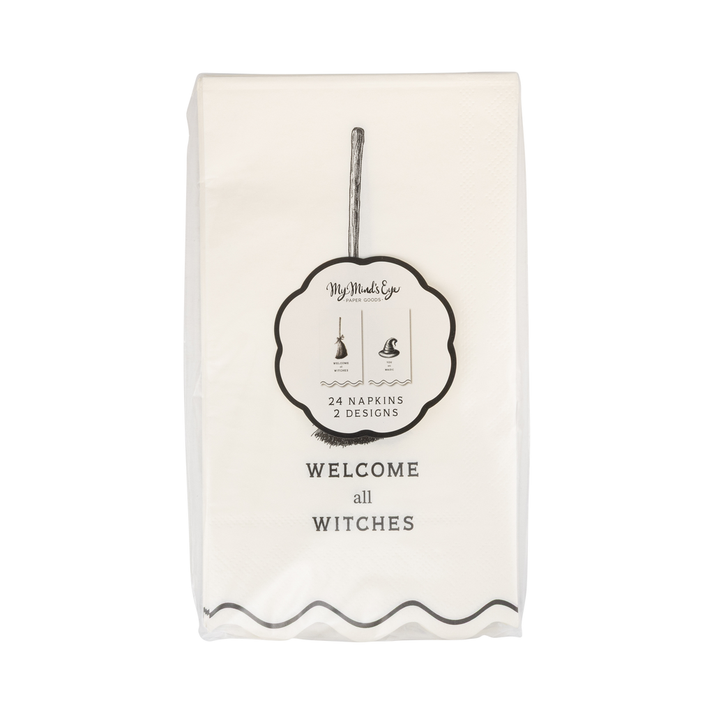 Welcome Witches Dinner Napkin Set