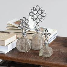 9" Glass Bottle with Zinc Alloy Stopper