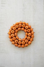 Orange Pumpkin Wreath