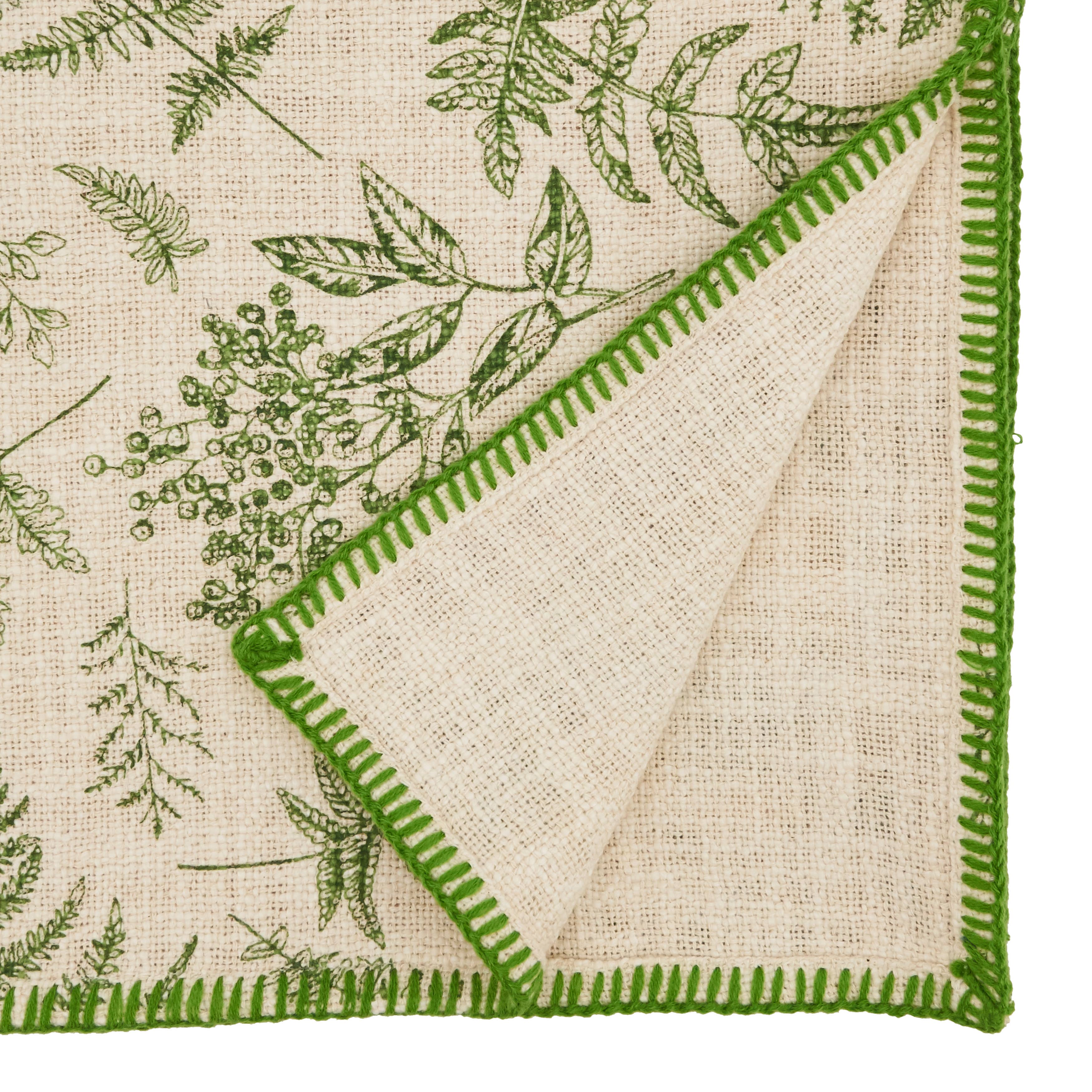Leaf Whipstitch Runner