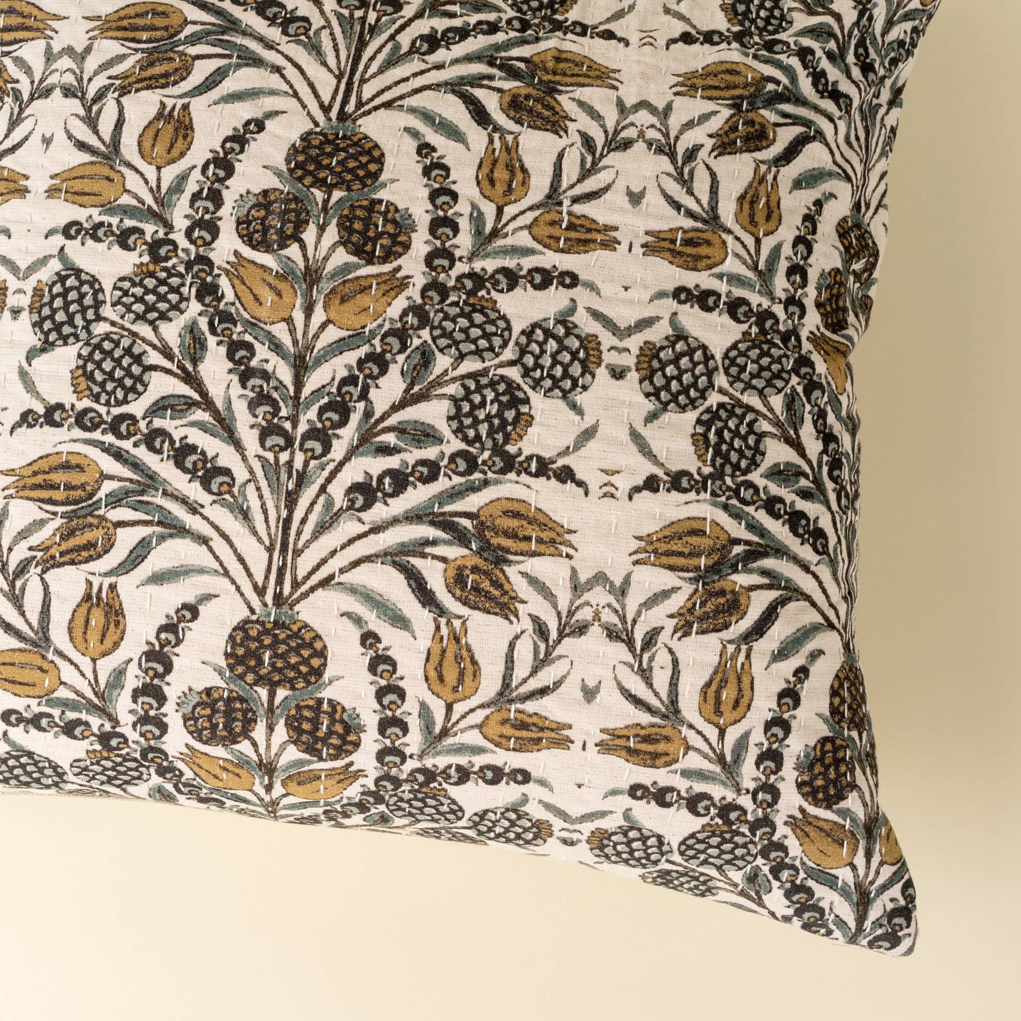 20x20 Tropicana Kantha Pillow