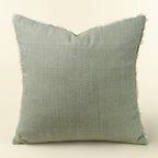 24x24 Lina Linen Pillow Flint Grey