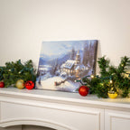 Winter Sleigh Ride Lighted Wall Art