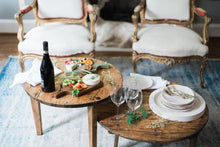 Found European Wine Tasting Table
