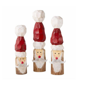 Santa Wood Block