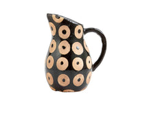 Black Terracotta Pitcher Vase