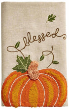 Embroidered Pumpkin Towels