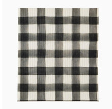 Organic Dish Cloth - Black Buffalo Check
