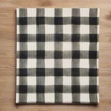Organic Dish Cloth - Black Buffalo Check