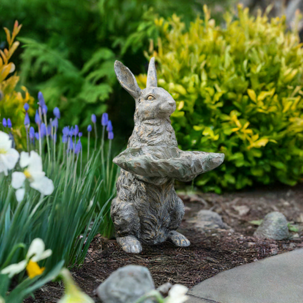 Rabbit Bird Bath