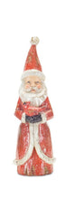 Glitter Santa's with Tree, Wreath & Cardinal