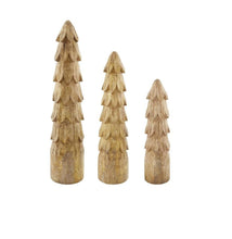 Carved Wood Tree Sitters
