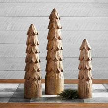 Carved Wood Tree Sitters