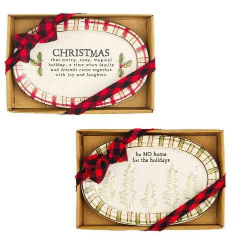 Ceramic Lodge Sentiment Plate