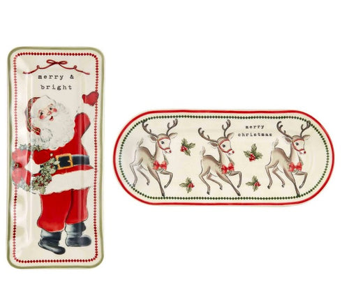 Vintage Style Christmas Everything Plate