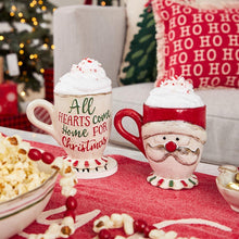 Christmas Farm Pedestal Mugs