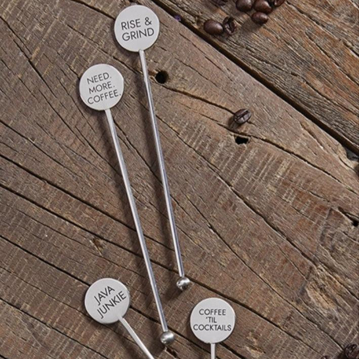 stainless steel coffee stirrer sticks