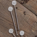stainless steel coffee stirrer sticks