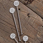 stainless steel coffee stirrer sticks