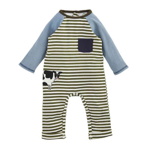 Cow Striped One Piece