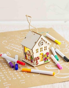 DIY Gingerbread House Ornament Kit