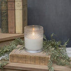 5" Dotted Glass Flameless Candle