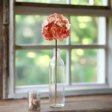 Dried Touch Hydrangea Pink - Single Stem Faux Flower