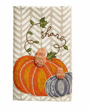 Embroidered Pumpkin Towels