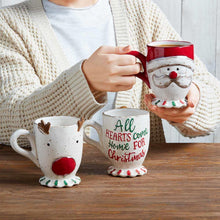 Christmas Farm Pedestal Mugs