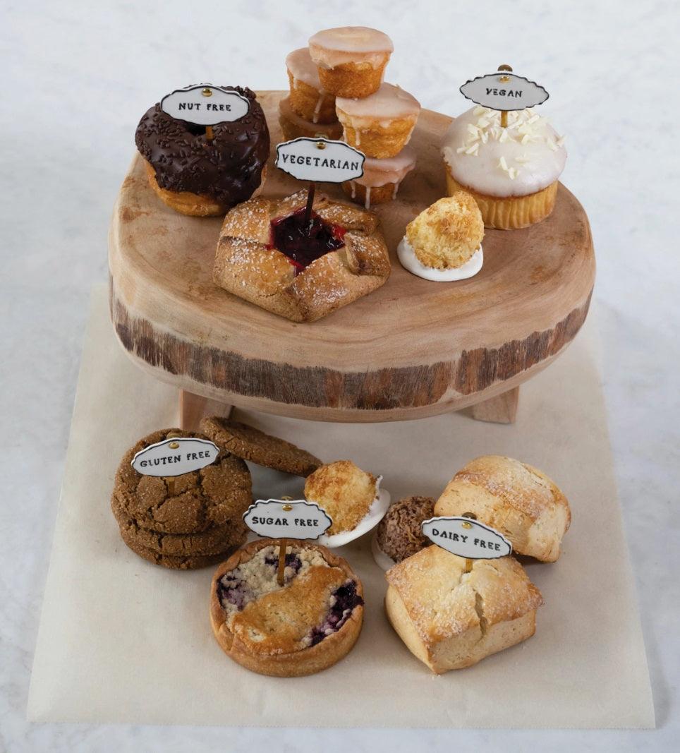 Stoneware Food Marker Set