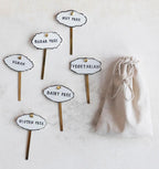 Stoneware Food Marker Set