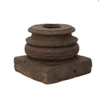 Found Reclaimed Wood Candle Holder