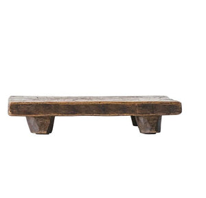 Found Flat Wood Pedestal