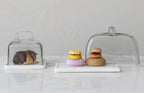 Glass Cloche On Marble Base