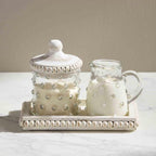 Hobnail Cream & Sugar Set