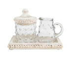 Hobnail Cream & Sugar Set