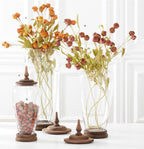 Glass Jars with Wood Lids