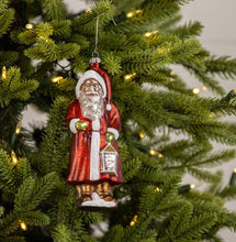Santa with Lantern Ornament