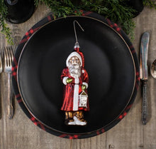 Santa with Lantern Ornament