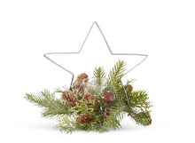 Glittered Brown Metal Votive W/